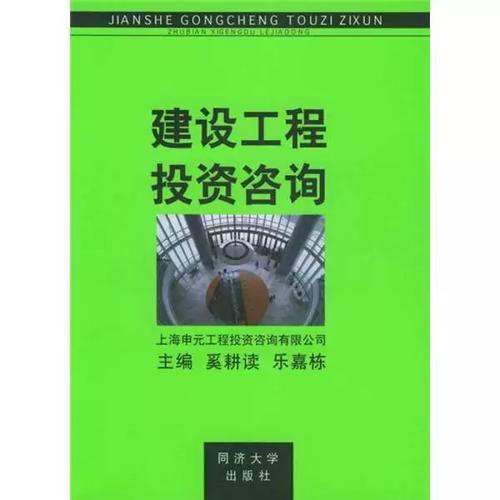 旧书正版建设工程投资咨询奚耕读,乐嘉栋主编同济大学出版社